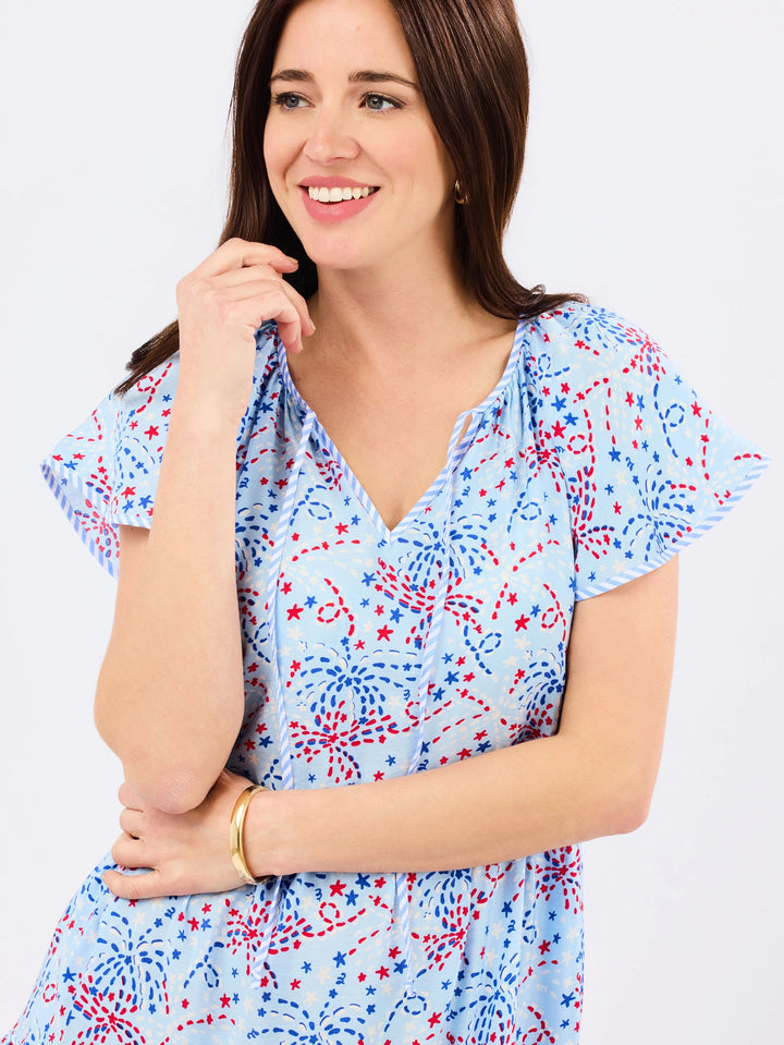 Lillian Dress | Star Spangled Blue