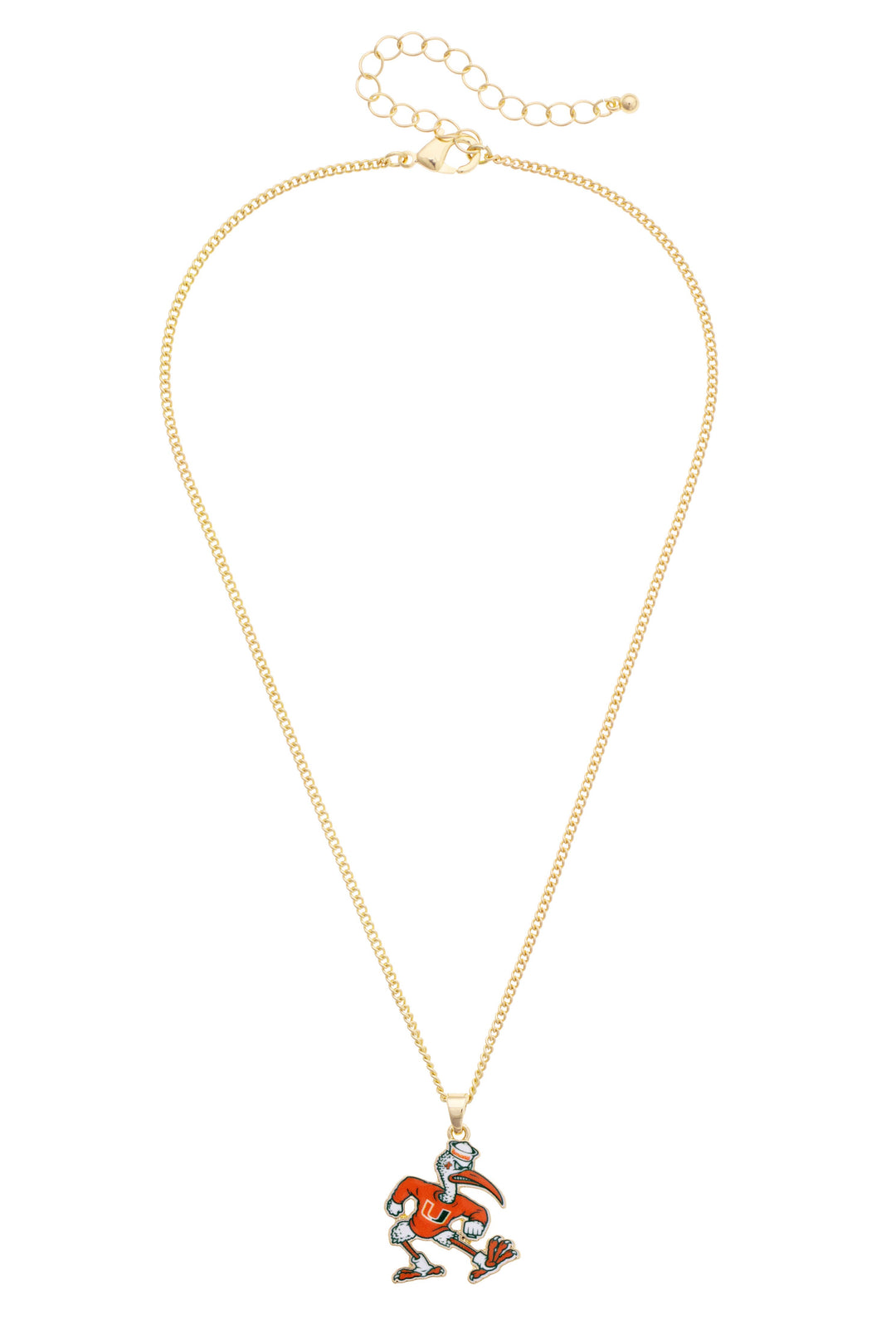 Miami Hurricanes Enamel Icon Necklace