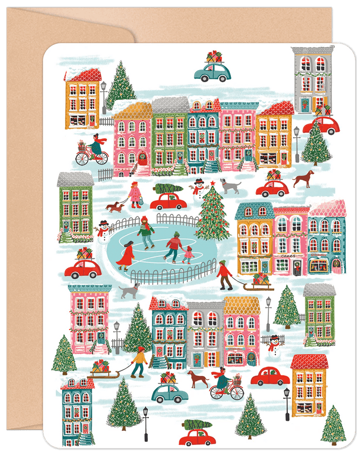 Willow &amp; Ivy "City Sidewalks" Christmas Card