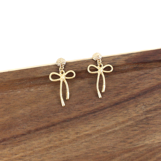 Bow Tassel Earrings