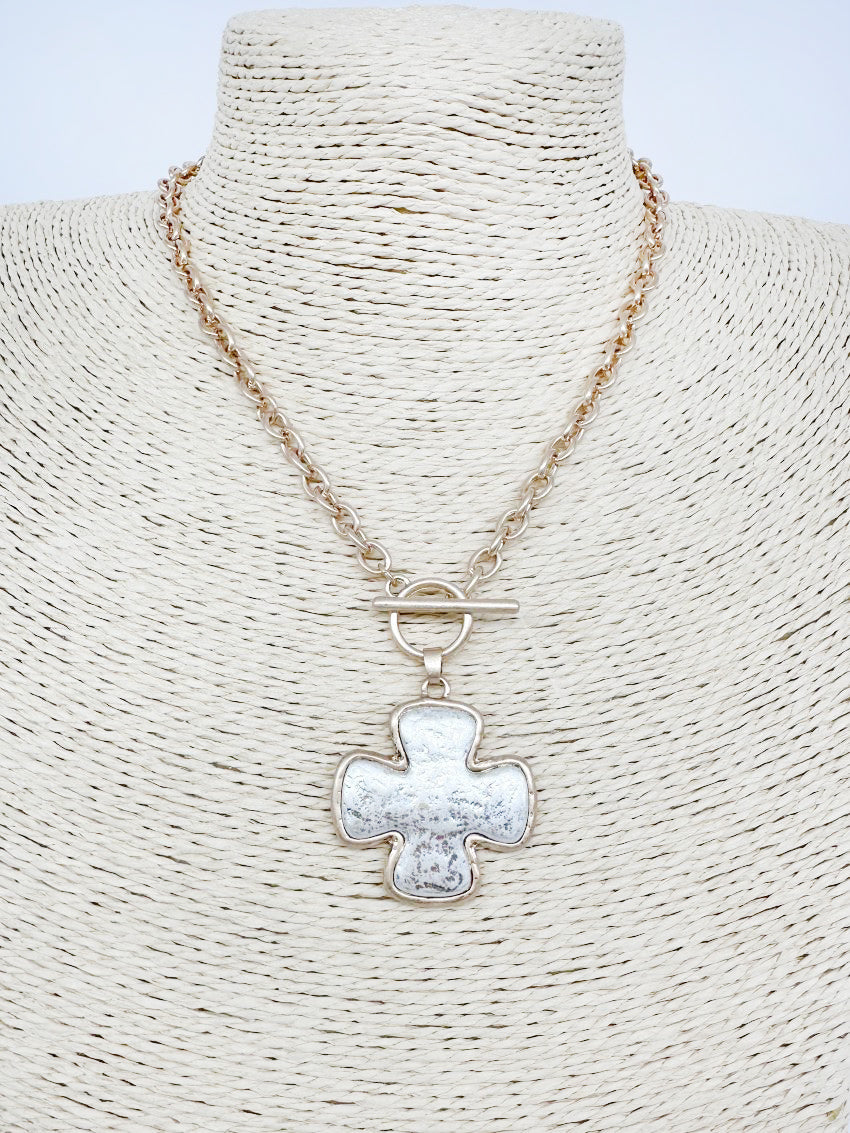 Chunky Cross Necklace