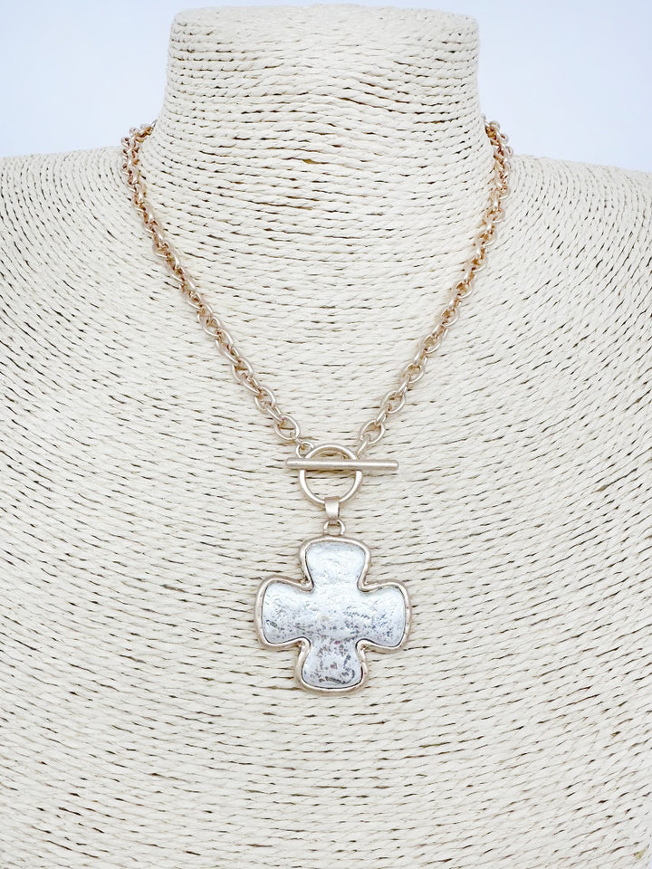 Chunky Cross Necklace