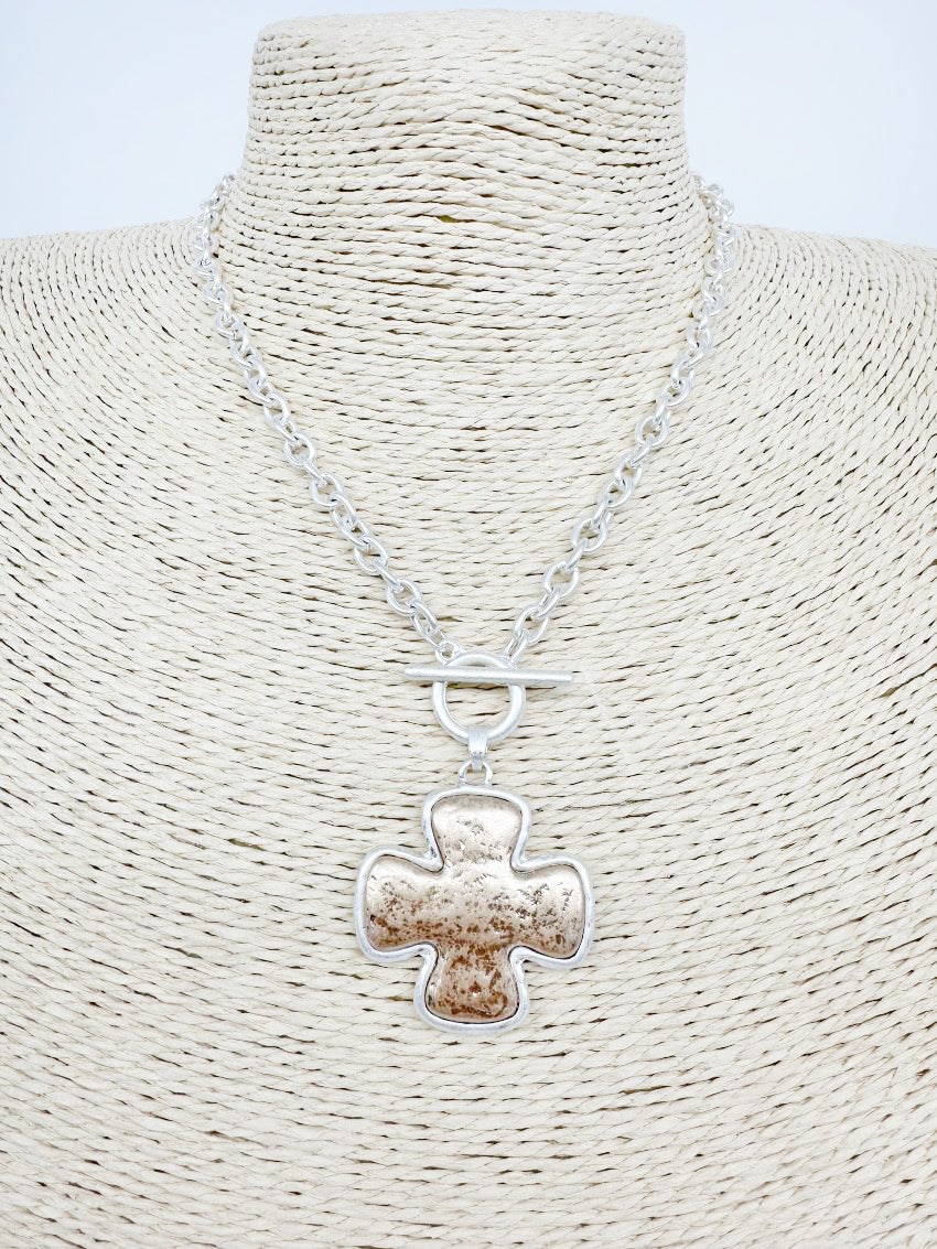 Chunky Cross Necklace