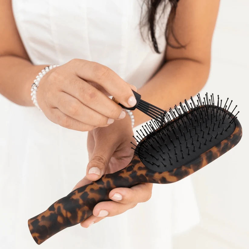Detangler Brush for Medium Hair- Tortoise