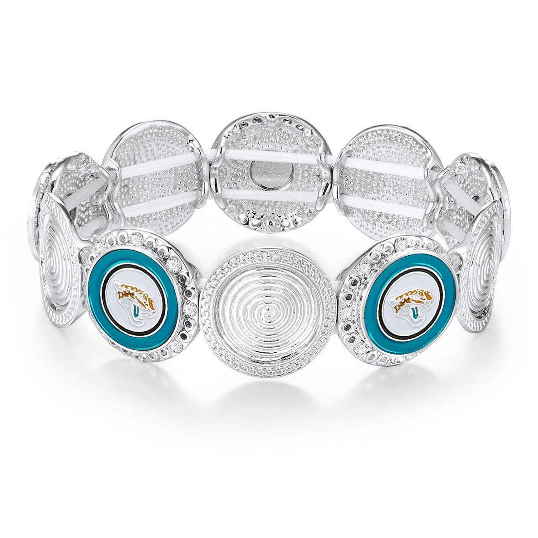 NFL Jacksonville Jaguars Stretch Logo Bracelet