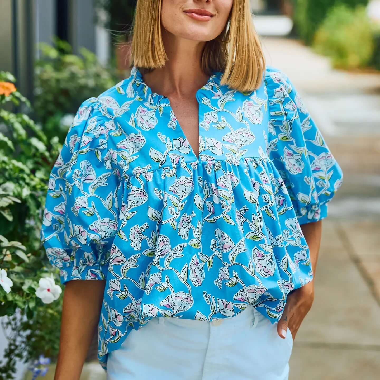 The Maggie Top- Pretty Petals