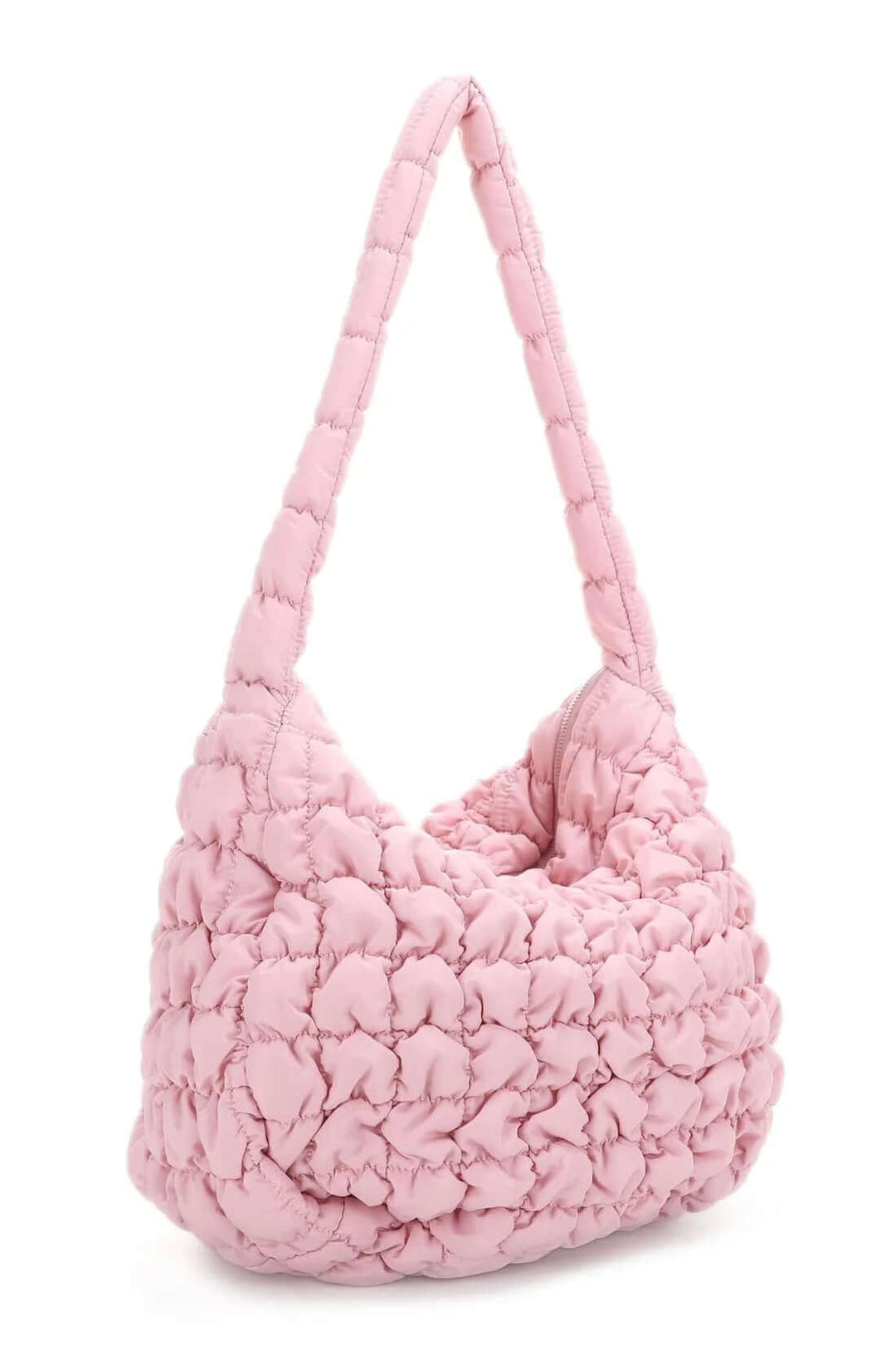Quilted Puffer Bag Pink