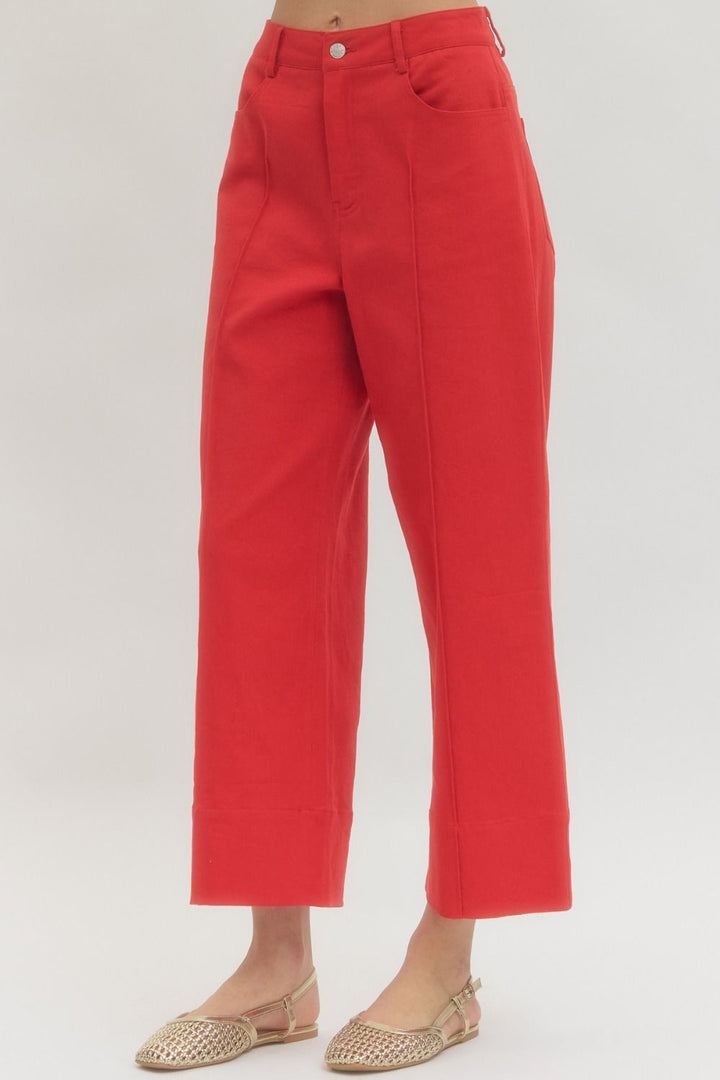 Entro Red Pants