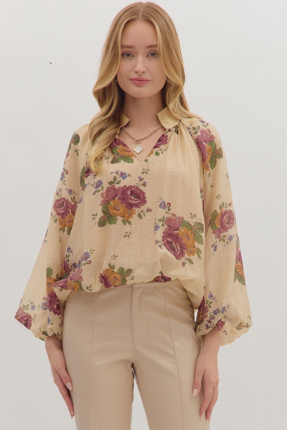 Entro Floral Top