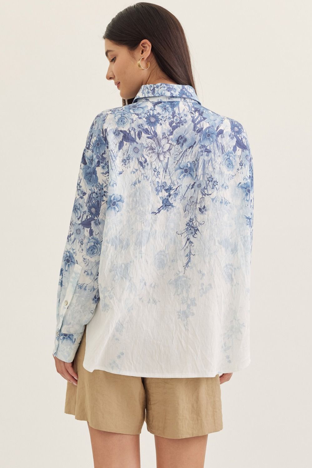 Floral Print Button Down