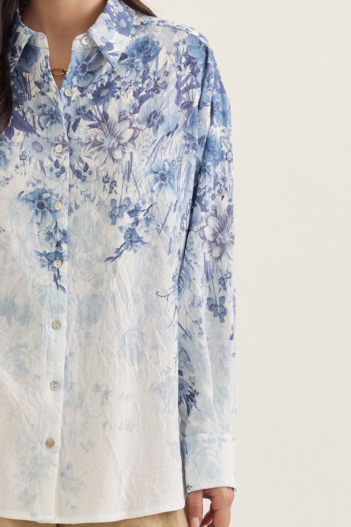 Floral Print Button Down