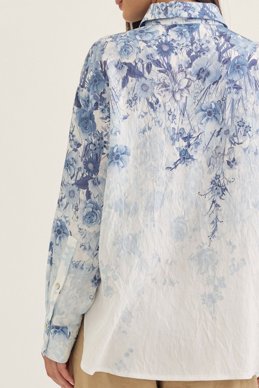 Floral Print Button Down