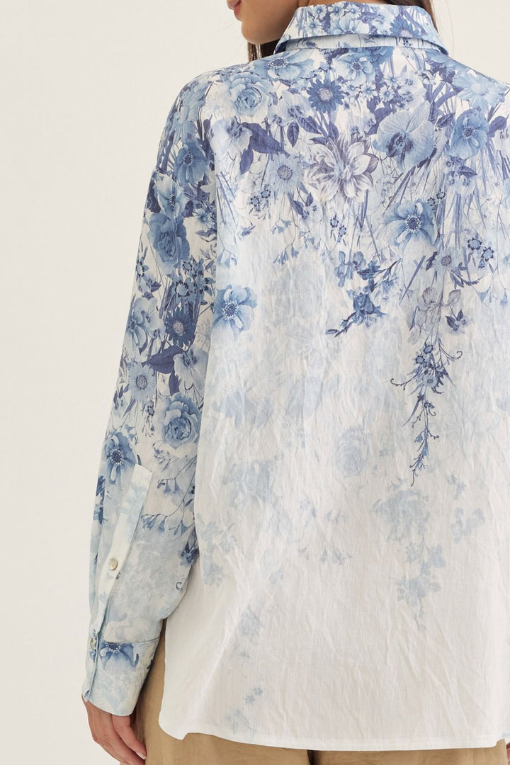 Floral Print Button Down