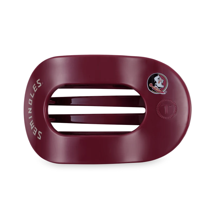 Go Noles! Large Flat Round Hair Clip