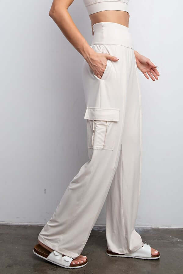 Pearl Cargo Pants Cream