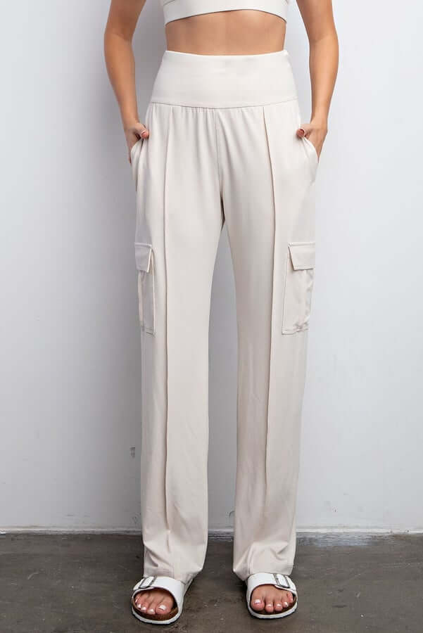 Pearl Cargo Pants Cream