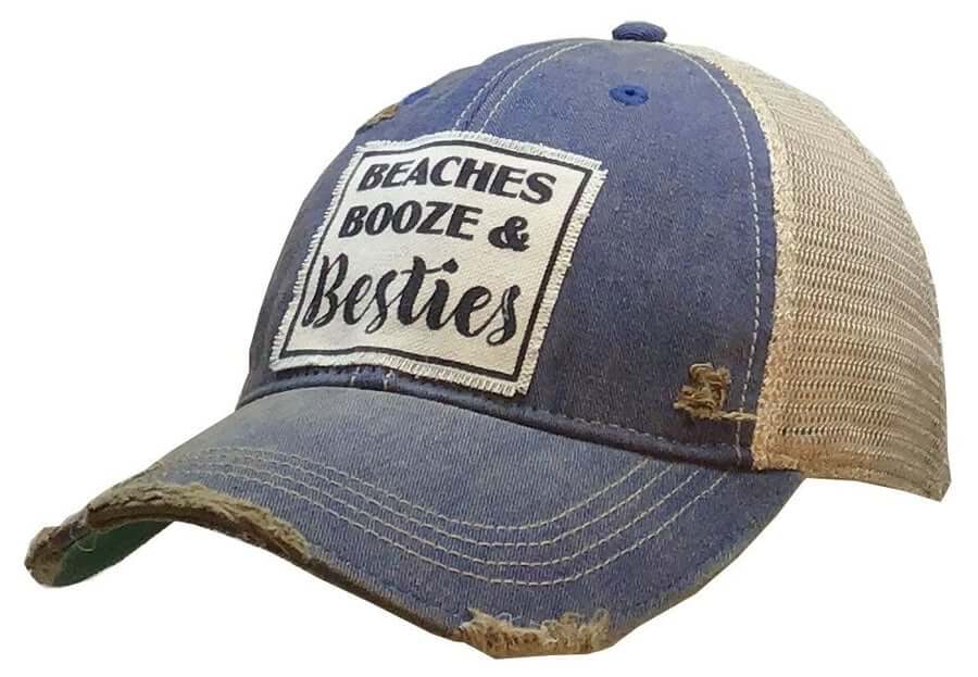 Beaches Booze &amp; Besties Trucker Hat