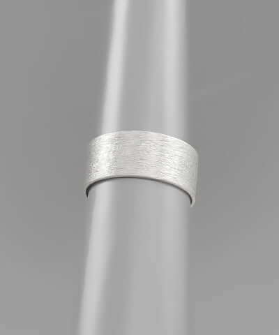 Scratched Cuff Ring