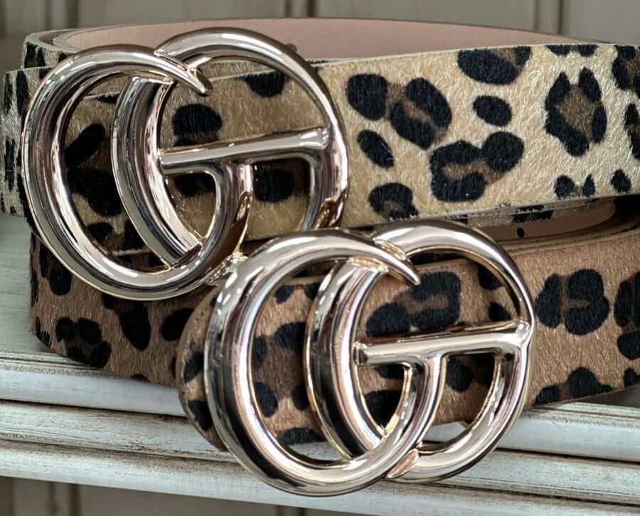 Gigi leopard belt 
