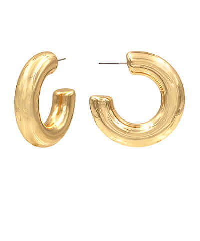 Chunky Gold Hoops