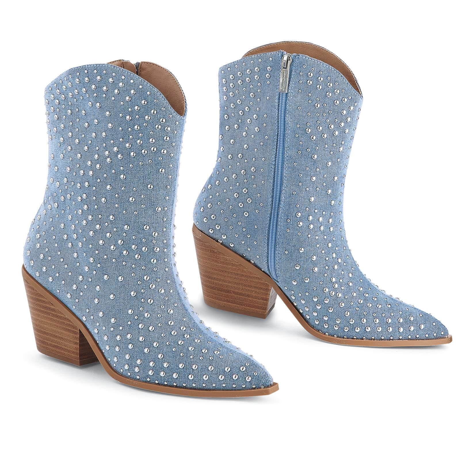Corkys "Lowlights" Booties Light Blue