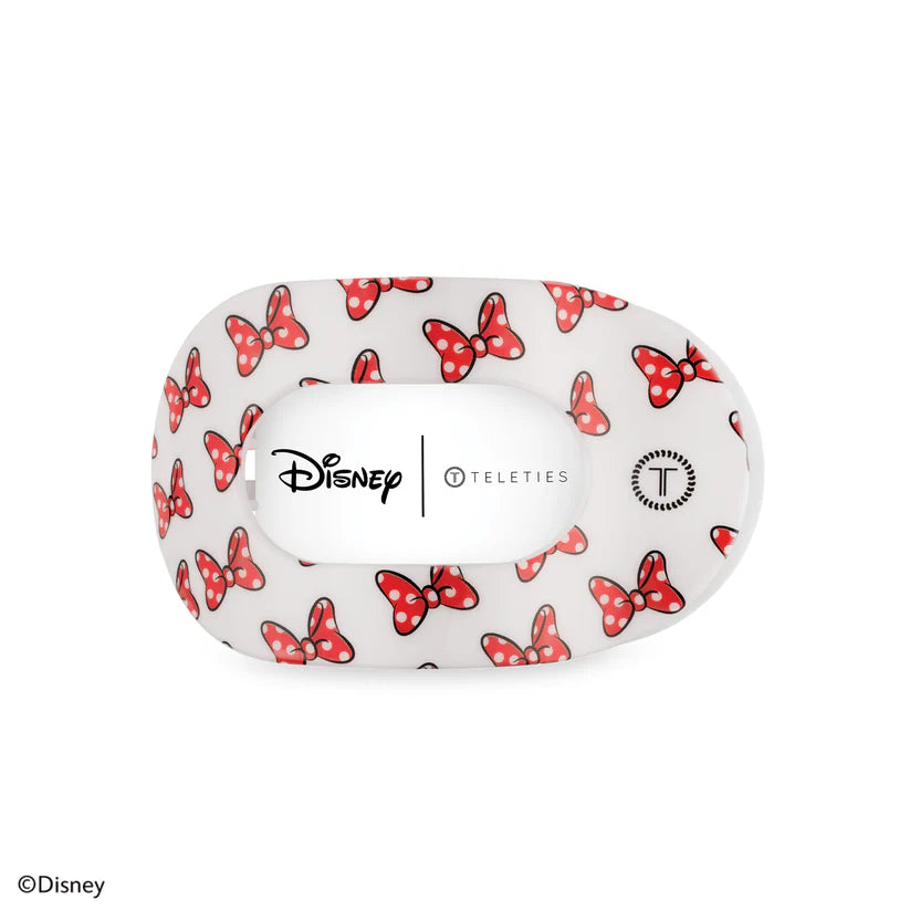 Minnie Mouse Loves Her Bows! Medium Flat Round Hair Clip