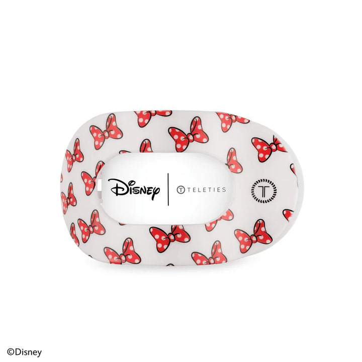 Minnie Mouse Loves Her Bows! Medium Flat Round Hair Clip