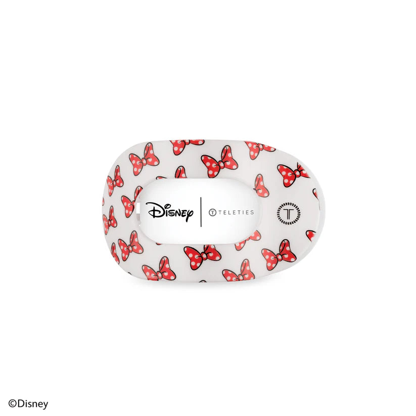 Minnie Mouse Loves Her Bows! Small Flat Round Hair Clip