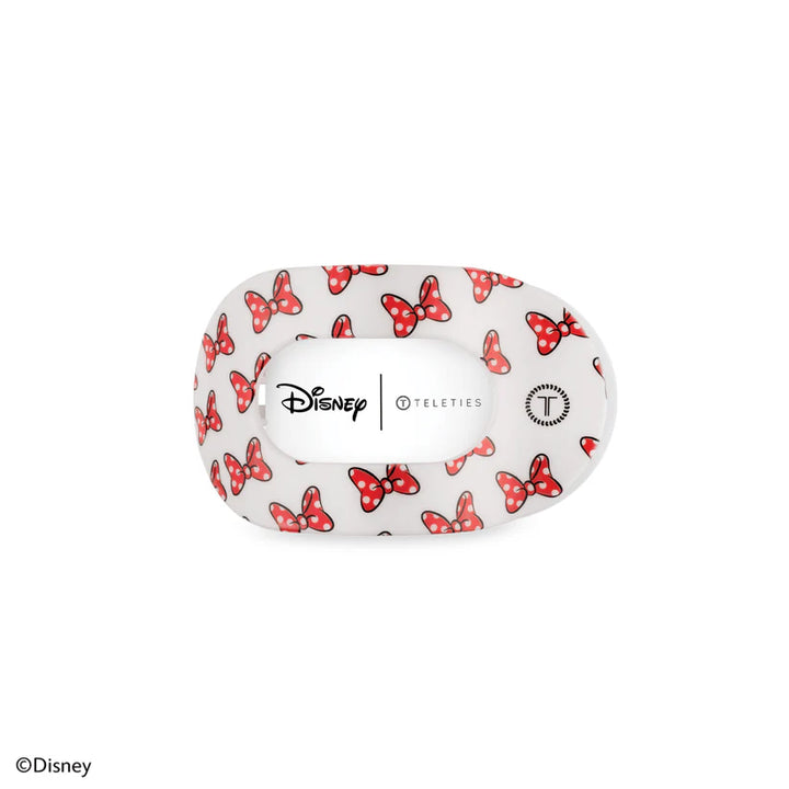 Minnie Mouse Loves Her Bows! Small Flat Round Hair Clip