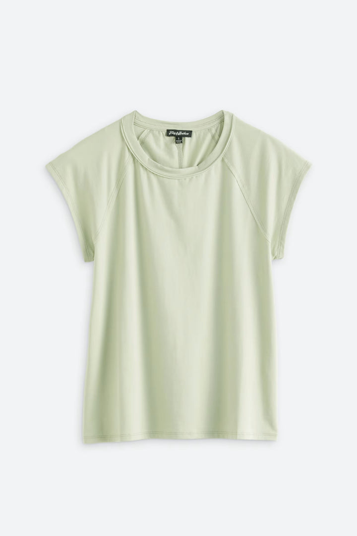 LILLIAN ACID WASH SEAMED SS TEE