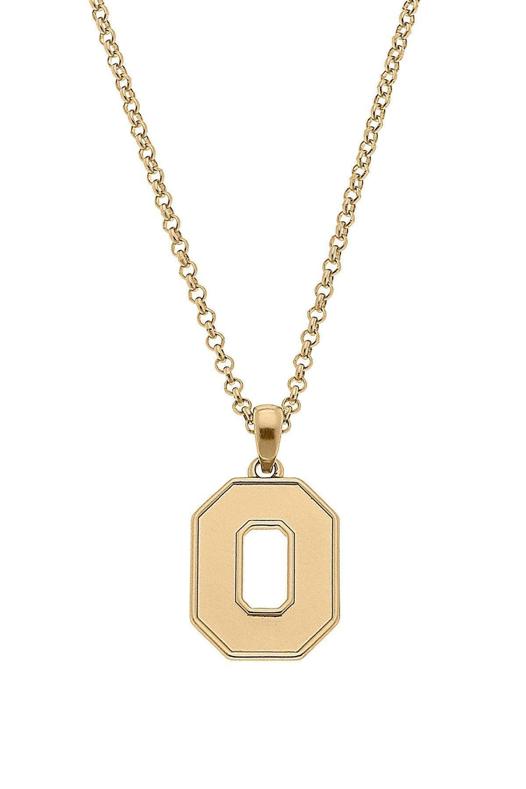 Ohio State Buckeyes 24K Gold Plated Pendant Necklace