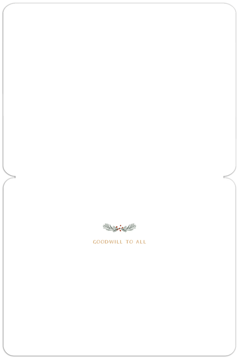 Willow &amp; Ivy "Peace" Christmas Card