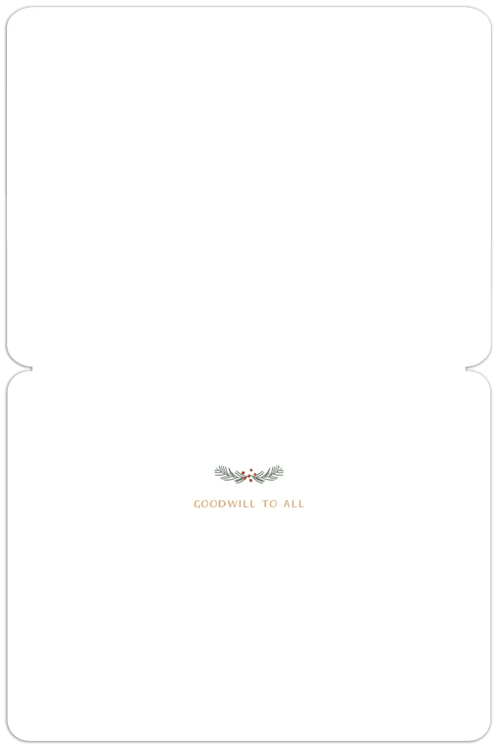 Willow &amp; Ivy "Peace" Christmas Card