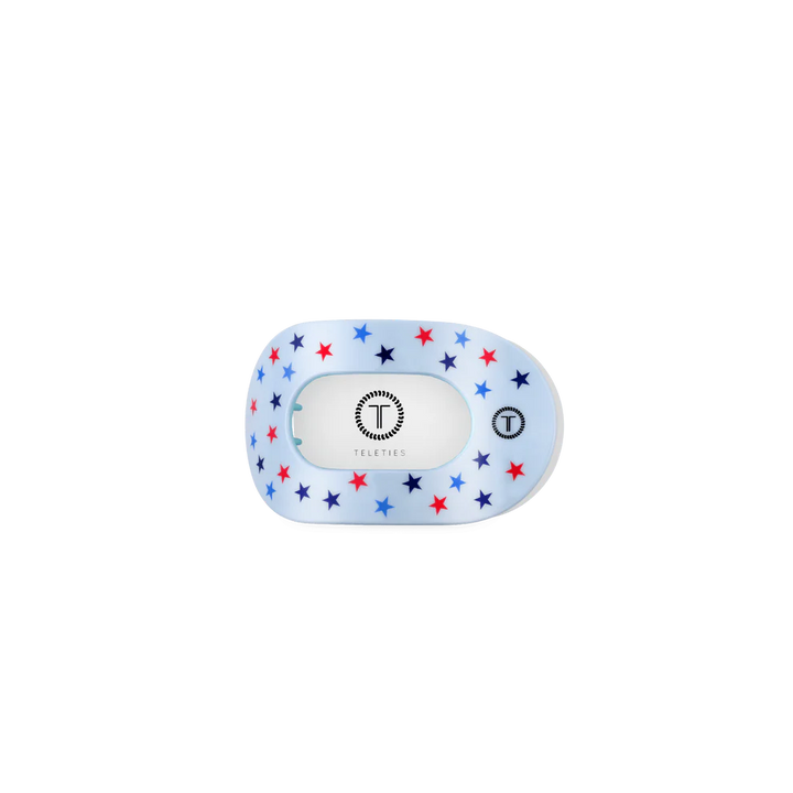 United We Sparkle Tiny Flat Round Hair Clip