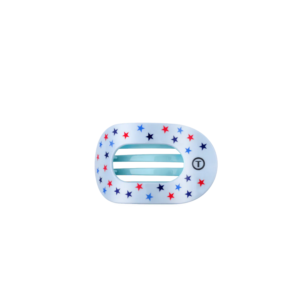 United We Sparkle Tiny Flat Round Hair Clip