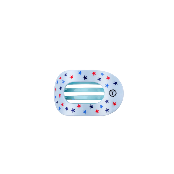United We Sparkle Tiny Flat Round Hair Clip