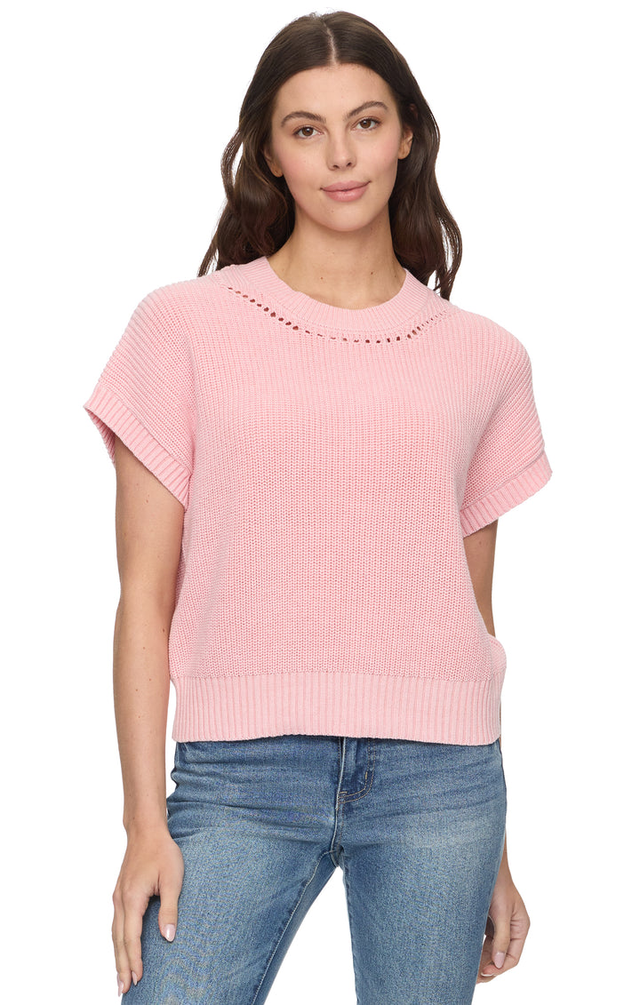 ELWOOD DROP NEEDLE STITCH CREW Sweater