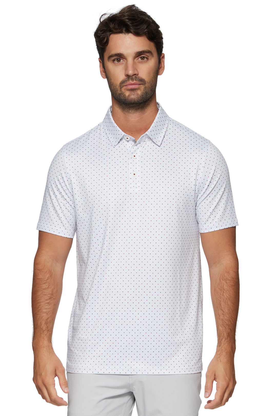 Montrose Star and Dot Performance Polo