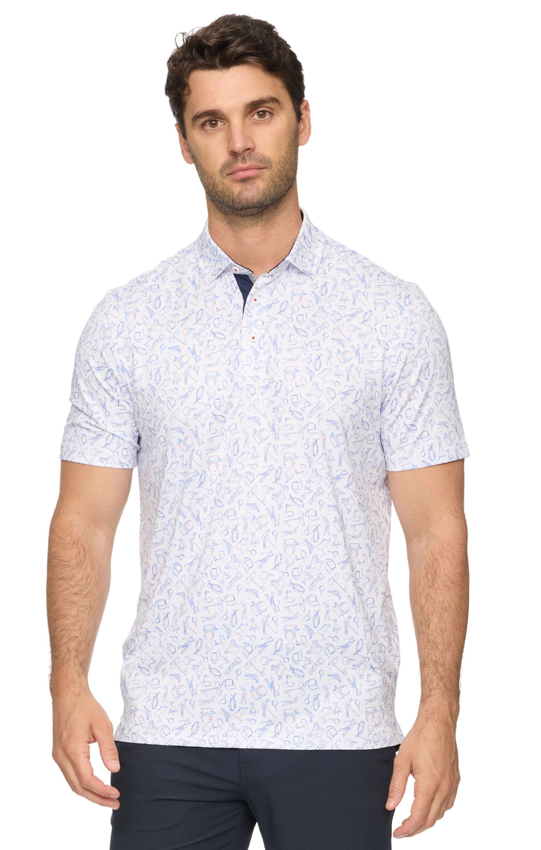 Linton Golf Scene Performance Polo