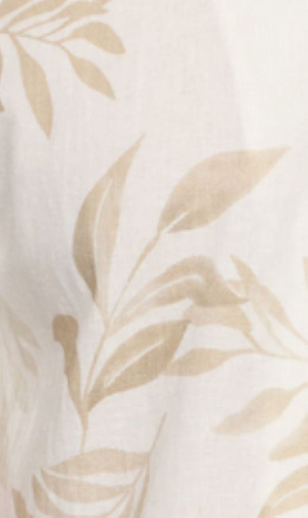 Parsons Leaf Print Camp Collar Shirt