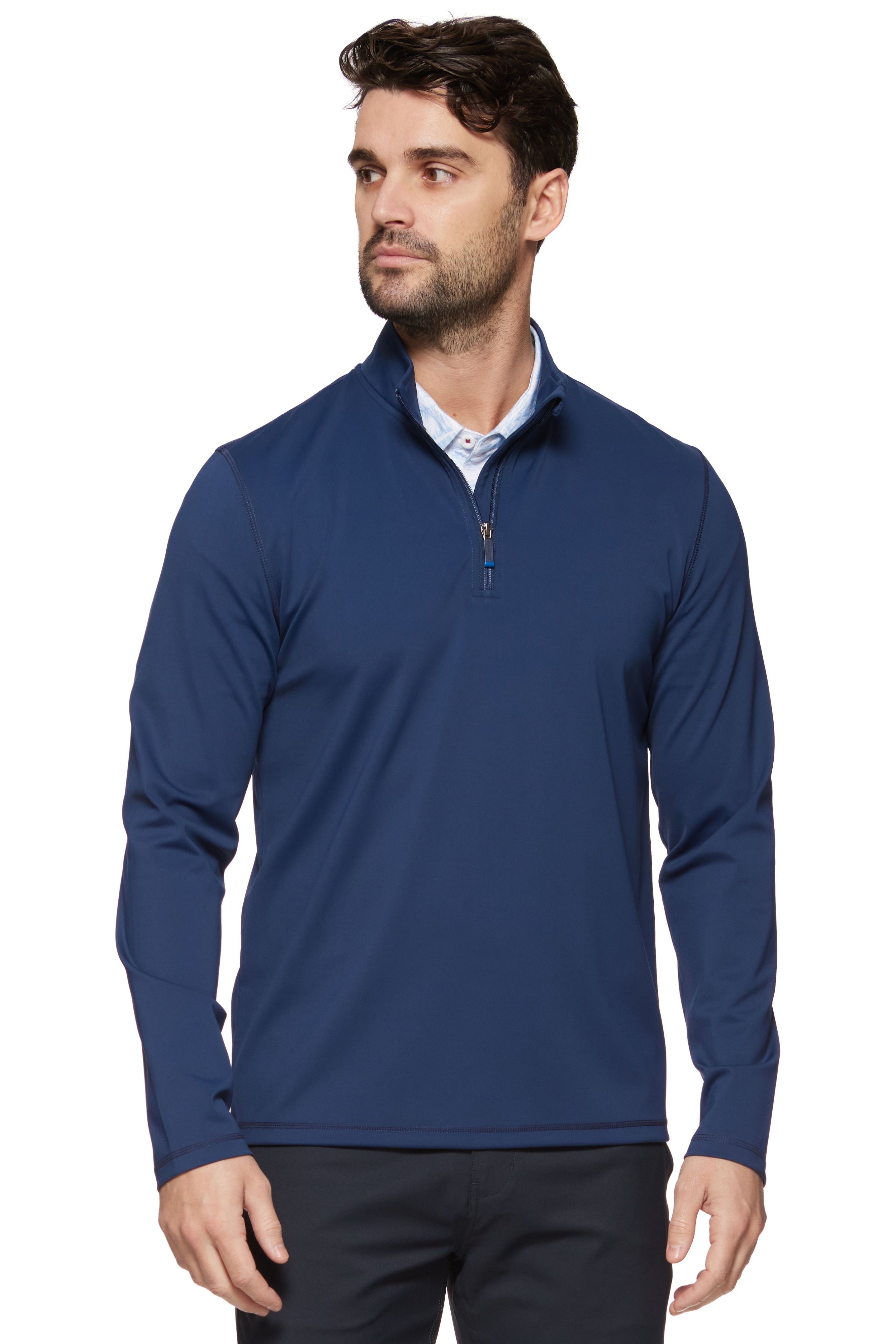 JOURNEY PERFORMANCE 1/4 ZIP MOCK NECK