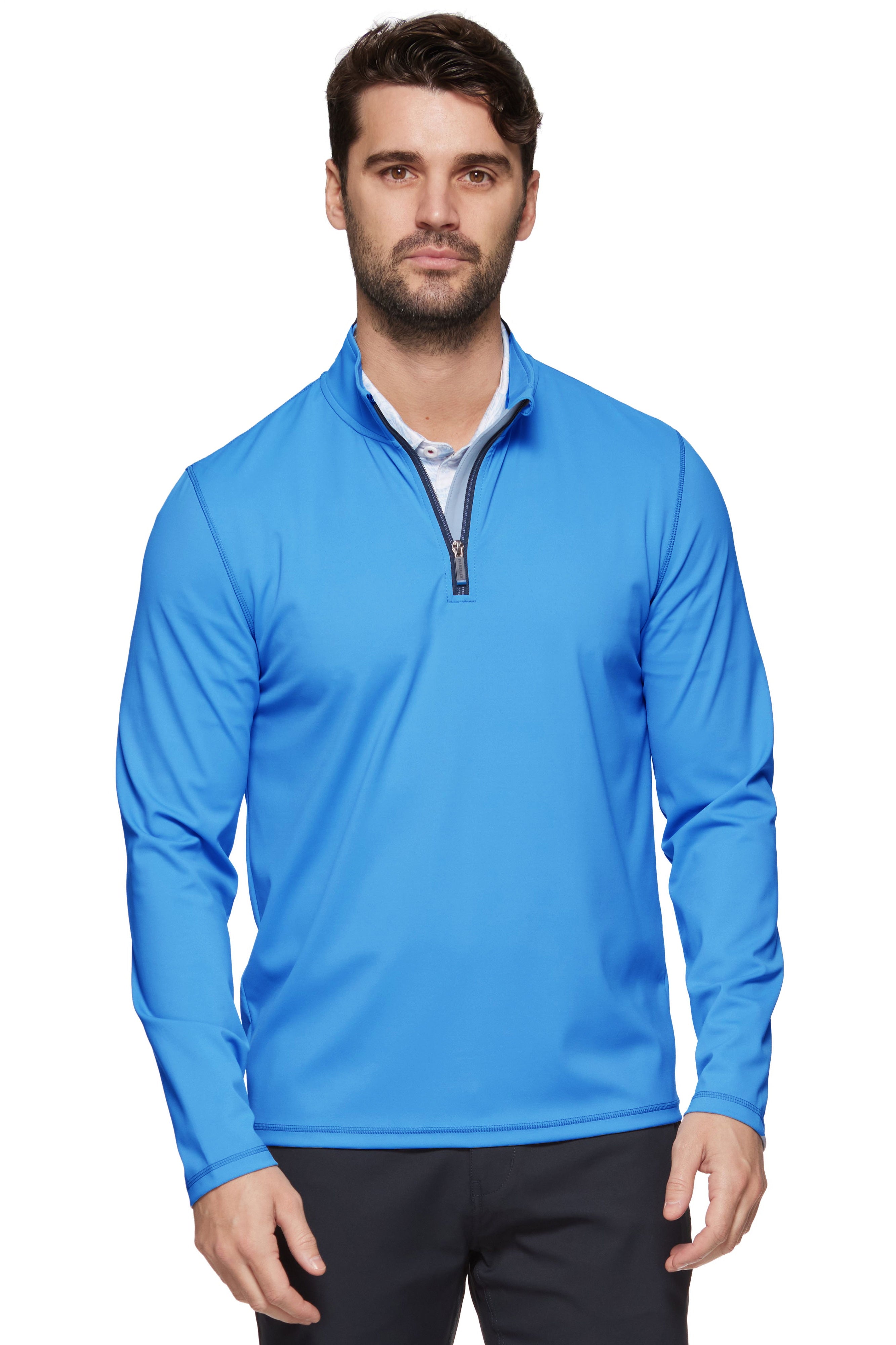 JOURNEY PERFORMANCE 1/4 ZIP MOCK NECK